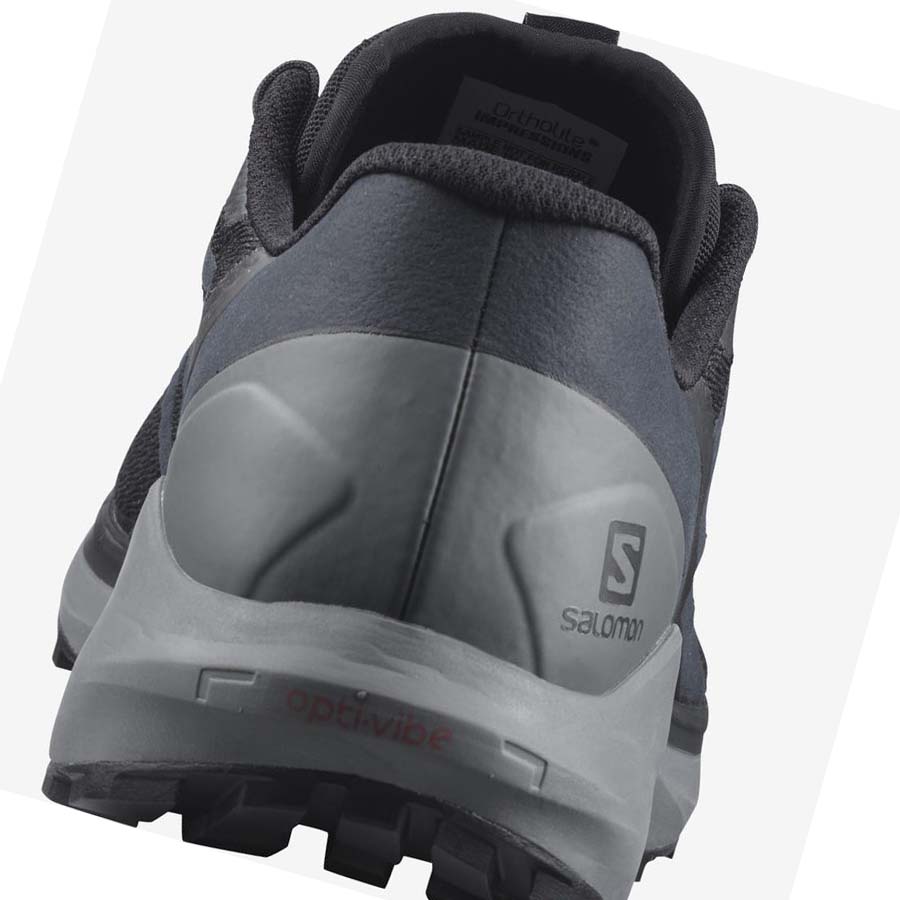 Salomon SENSE RIDE 4 Erkek Patika Koşu Ayakkabısı Siyah Gri | TR 3491YXF